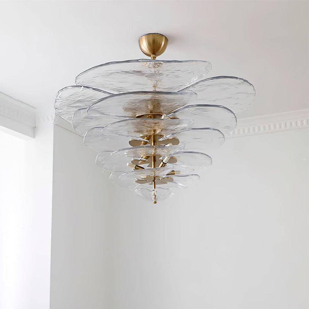 Nympha Tiered Glass Chandelier