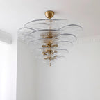 Nympha Tiered Glass Chandelier