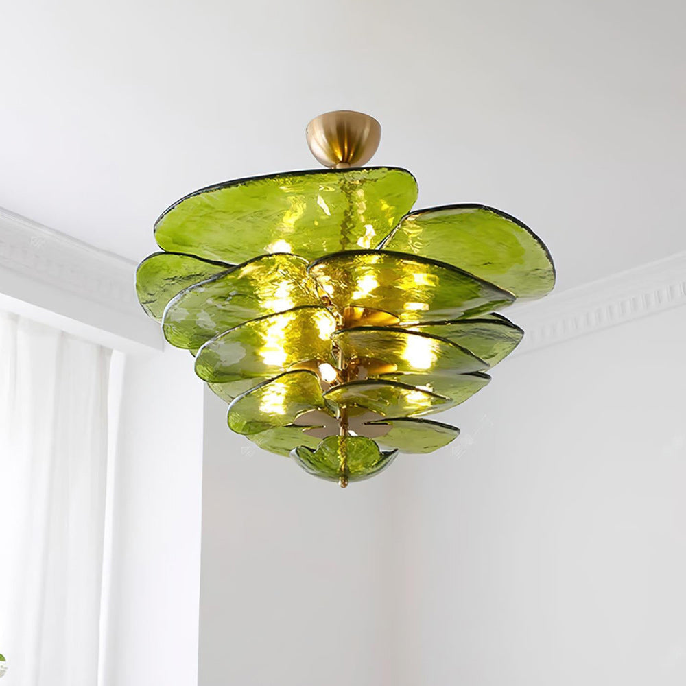 Nympha Tiered Glass Chandelier