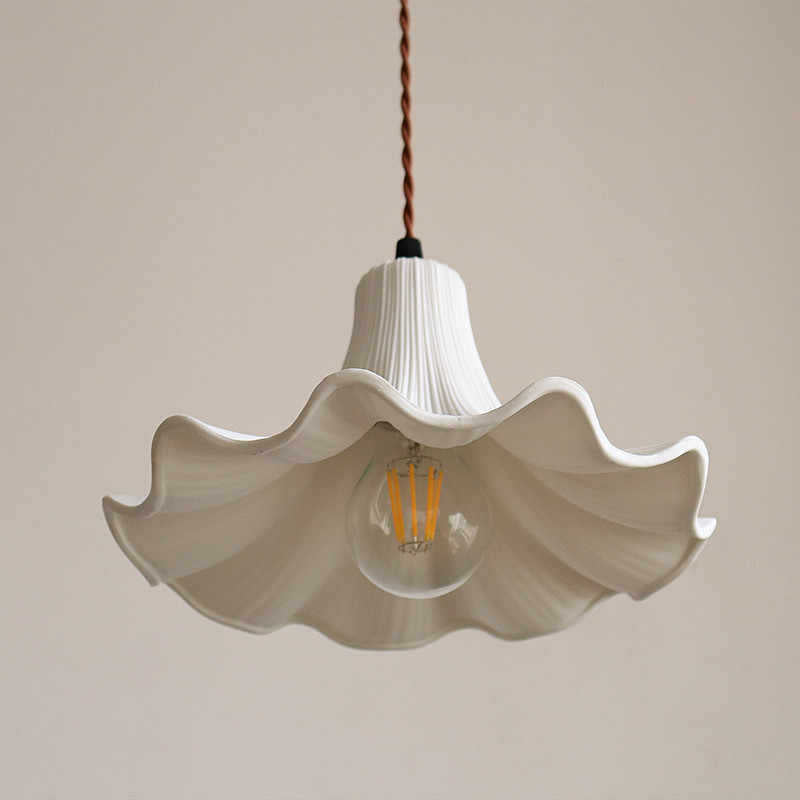 Floréa - French Ceramic Flower Pendant Lamp