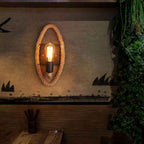 Retro Hemp Rope 1-Light Wall Sconce Lamp - Dual Design Options