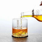 Boreal Whiskyglas | Handgemaakt Hittebestendig Glas, IJsbergdesign