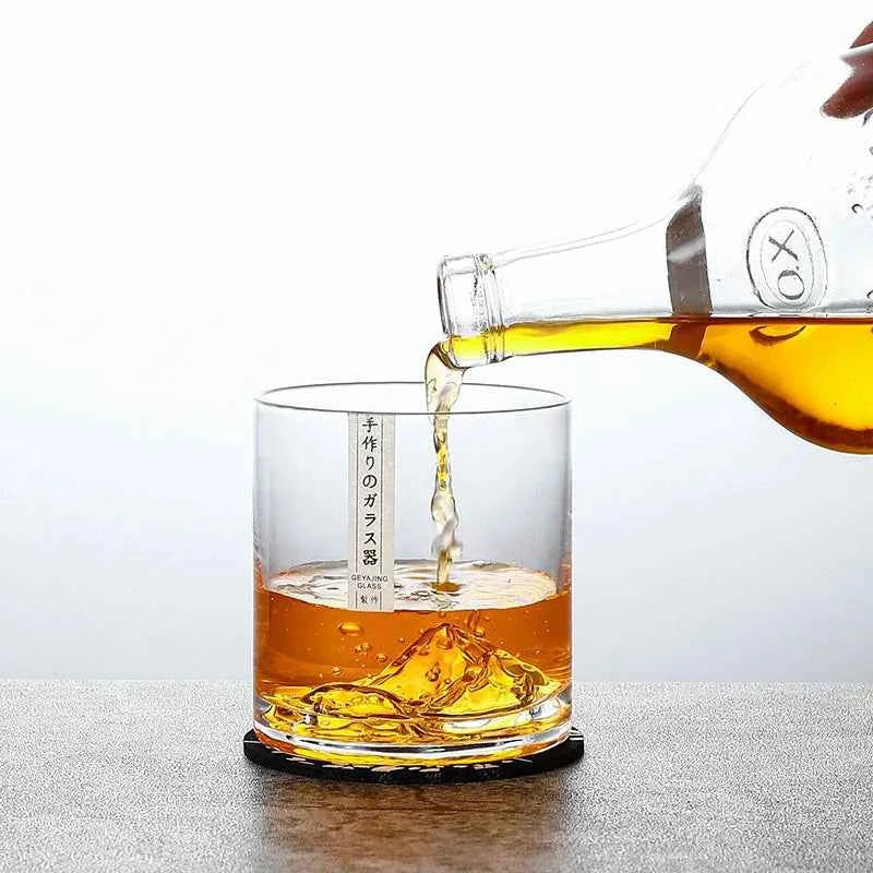 Boreal Whiskyglas | Handgemaakt Hittebestendig Glas, IJsbergdesign
