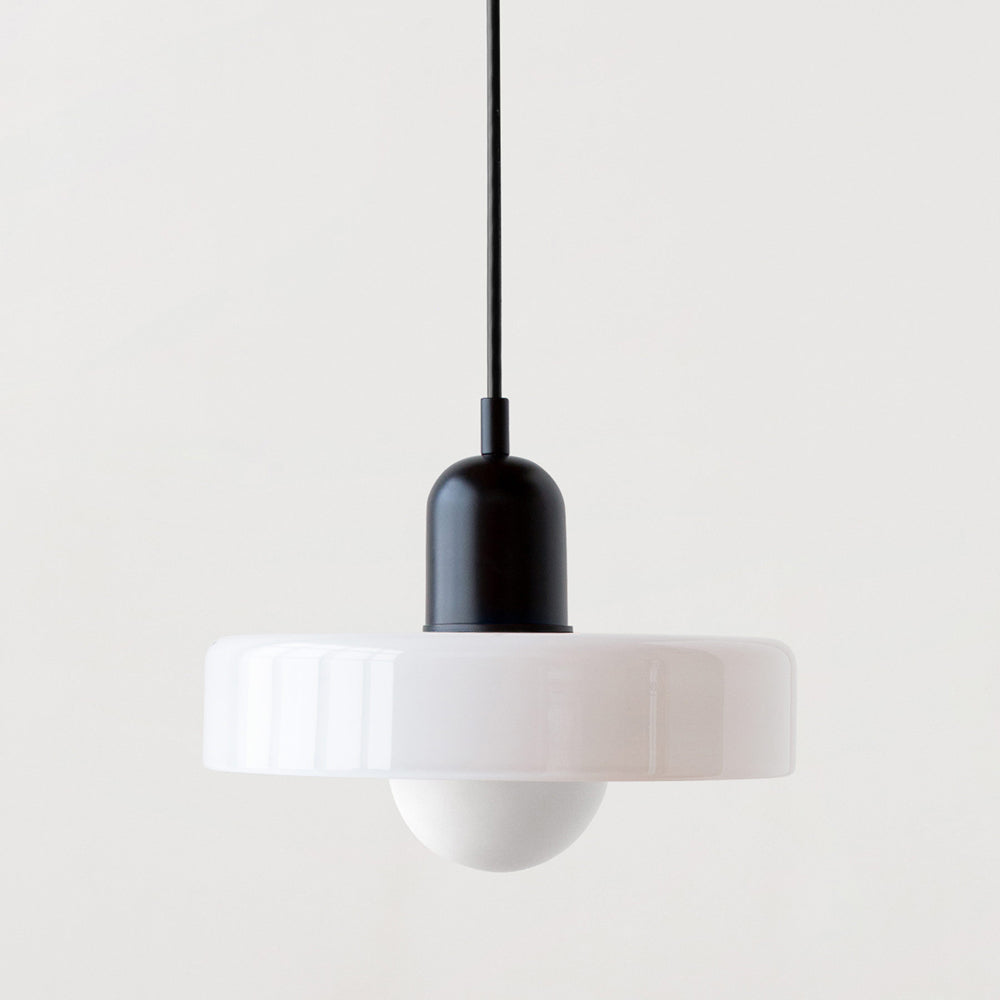 Luna Colored Glass Pendant Light | Adjustable Height, Modern Design