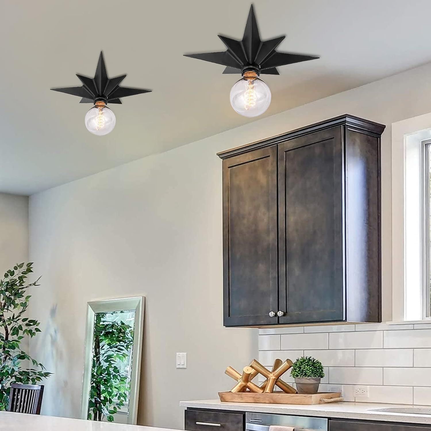 Alurea - Modern Star-Shaped Ceiling Light