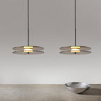 Aurevonn - Minimalist Glass Pendant Lamp with Amber Glow