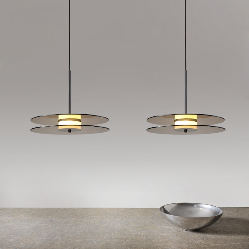 Aurevonn - Minimalist Glass Pendant Lamp with Amber Glow