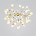 Contemporary Metal Branch LED Chandeliers with 27/36 Firefly Lights