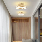 Adjustable Round LED Ceiling Light Fixture – Flush Mount, Multiple Color Settings, Sleek Design for Home Lighting