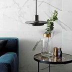 Bello Pendant Light | Marble & Iron, Adjustable Height