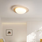 Calla - Cream Travertine LED Ceiling Lamp