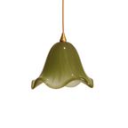 Virendéa - Retro Green Glass Pendant Lamp