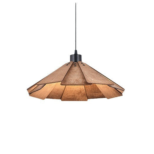 Takumièra - Wabi Sabi Wooden Cone Pendant Lamp