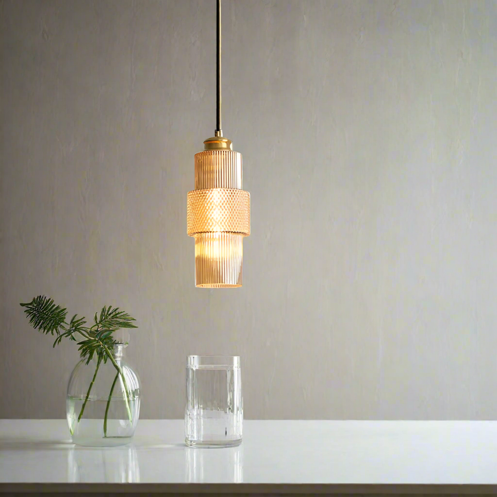 Cavèra - Modern Copper Glass Pendant Lamp