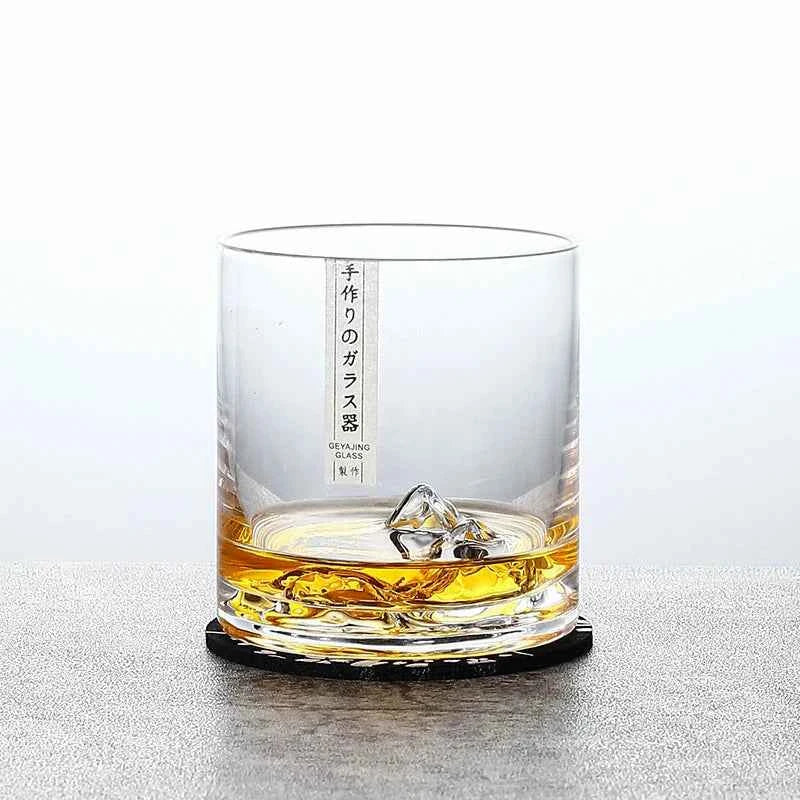 Boreal Whiskyglas | Handgemaakt Hittebestendig Glas, IJsbergdesign