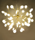 Contemporary Metal Branch LED Chandeliers with 27/36 Firefly Lights