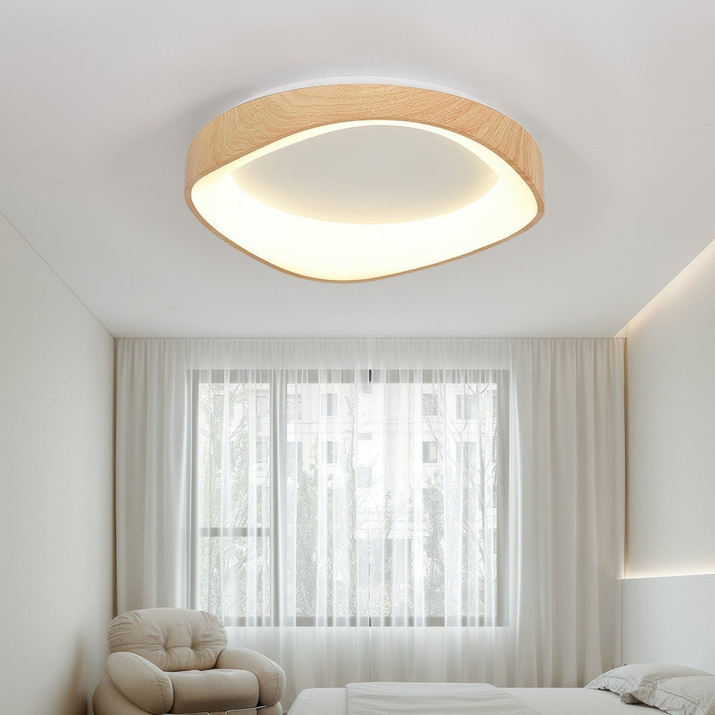Boreal Ceiling Light | Scandinavian Wood Grain, Energy-Efficient LED