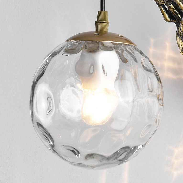 Rustic Vintage Mermaid 1-Light Wall Sconce Lamp