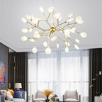 Contemporary Metal Branch LED Chandeliers with 27/36 Firefly Lights
