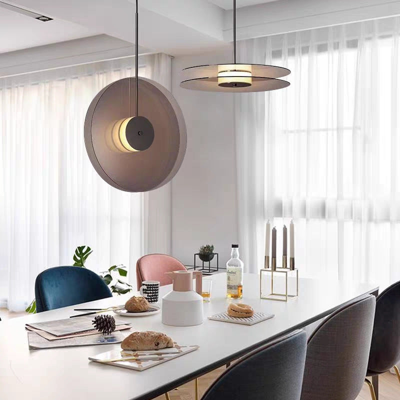 Aurevonn - Minimalist Glass Pendant Lamp with Amber Glow