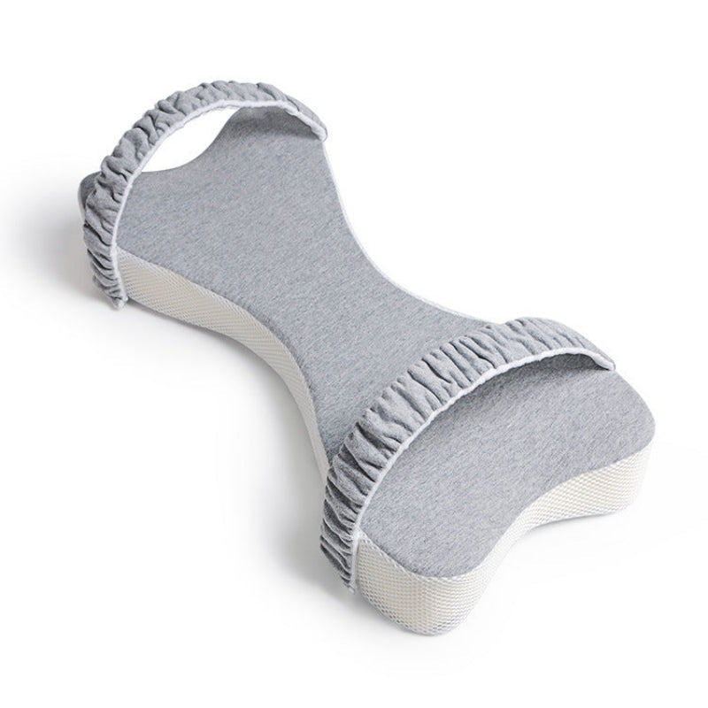 Leg Pillow, Memory Foam Fill, Ergonomic Shape, Washable Cover