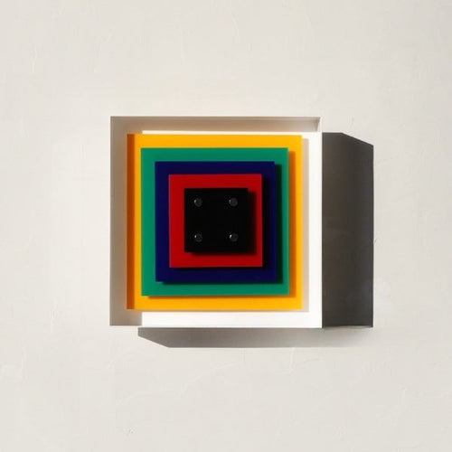 Memphis Bauhaus Square Wall Sconce LED 1-Light