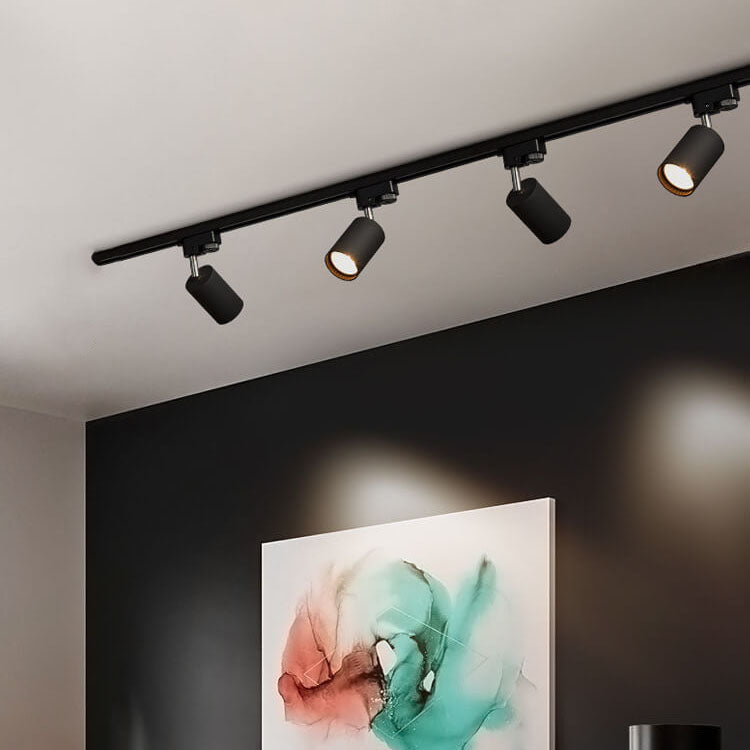 Contemporary LED Flush Mount Tubular Track Lighting - Available in 3, 4, or 5 Lights