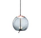 Isolara - Ceiling lamp in rose gold with rope accent