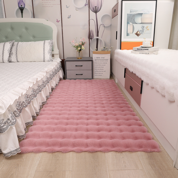 KuschelWohl: Soft High-Pile Rug in Rectangular Format Made of Polyester Plush – for Bedside & Living Areas