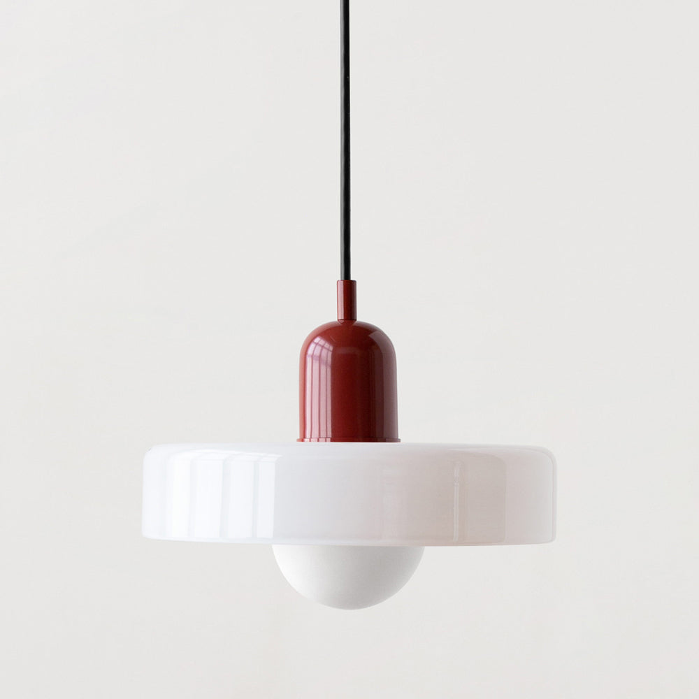 Luna Colored Glass Pendant Light | Adjustable Height, Modern Design