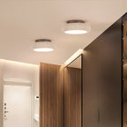 Retro Travertine Round LED Ceiling Light 1-Light