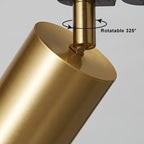 Contemporary LED Flush Mount Tubular Track Lighting - Available in 3, 4, or 5 Lights