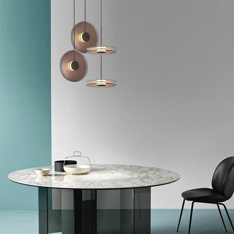 Aurevonn - Minimalist Glass Pendant Lamp with Amber Glow
