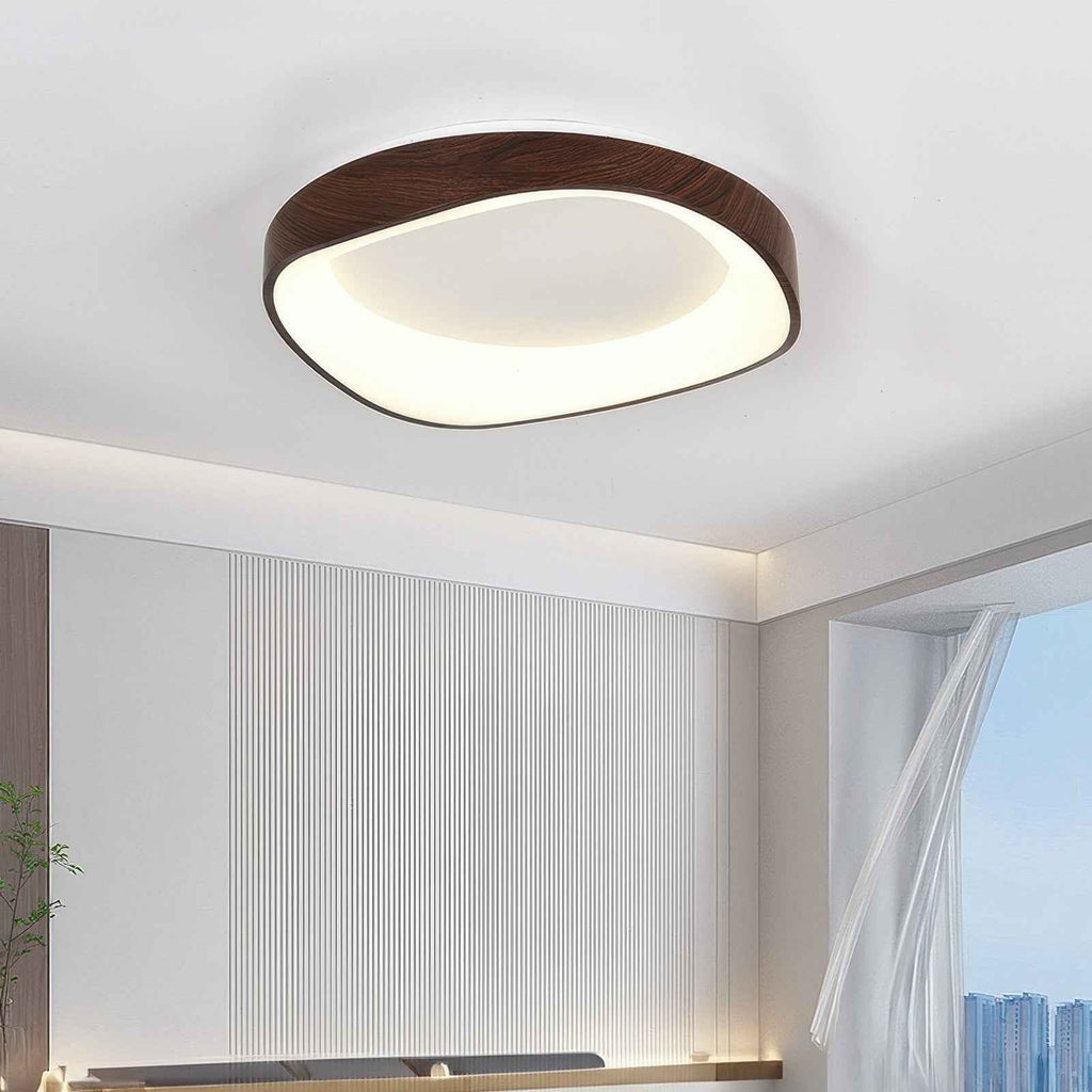 Boreal Ceiling Light | Scandinavian Wood Grain, Energy-Efficient LED