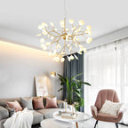 Contemporary Metal Branch LED Chandeliers with 27/36 Firefly Lights