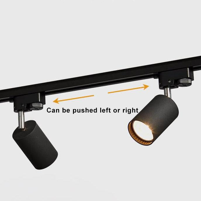 Contemporary LED Flush Mount Tubular Track Lighting - Available in 3, 4, or 5 Lights