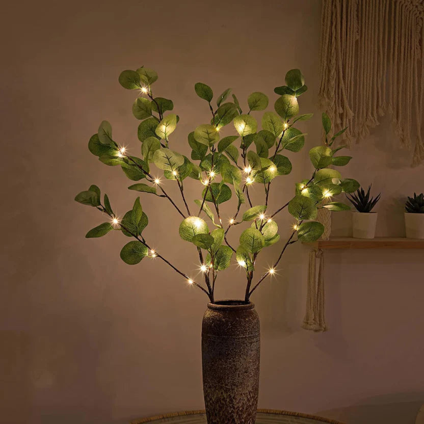 OlivaGlow: LED Branch Lights – Warm White Decorative Lighting for Living Rooms & Events