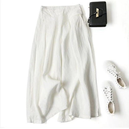 Elegant Wide-Leg Pants for Women Pleated Relaxed