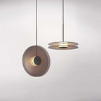 Aurevonn - Minimalist Glass Pendant Lamp with Amber Glow