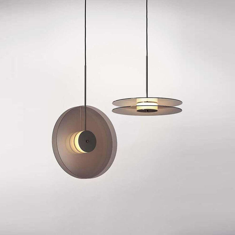Aurevonn - Minimalist Glass Pendant Lamp with Amber Glow
