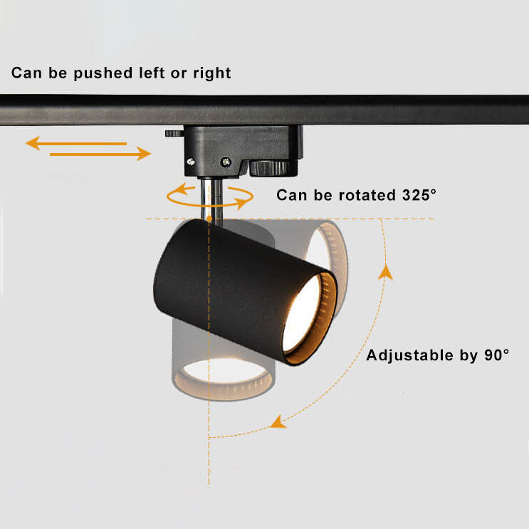 Contemporary LED Flush Mount Tubular Track Lighting - Available in 3, 4, or 5 Lights