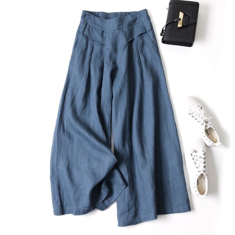 Elegant Wide-Leg Pants for Women Pleated Relaxed