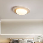 Calla - Cream Travertine LED Ceiling Lamp