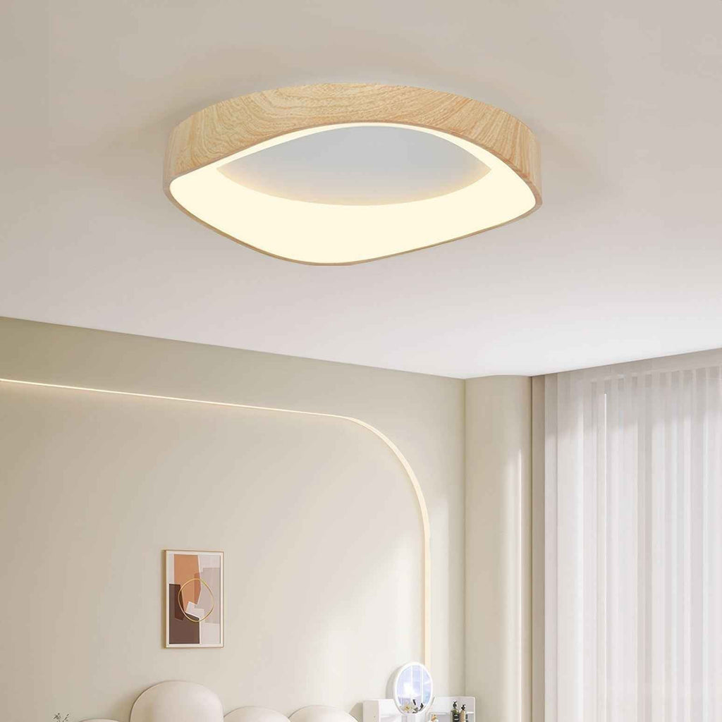 Boreal Ceiling Light | Scandinavian Wood Grain, Energy-Efficient LED