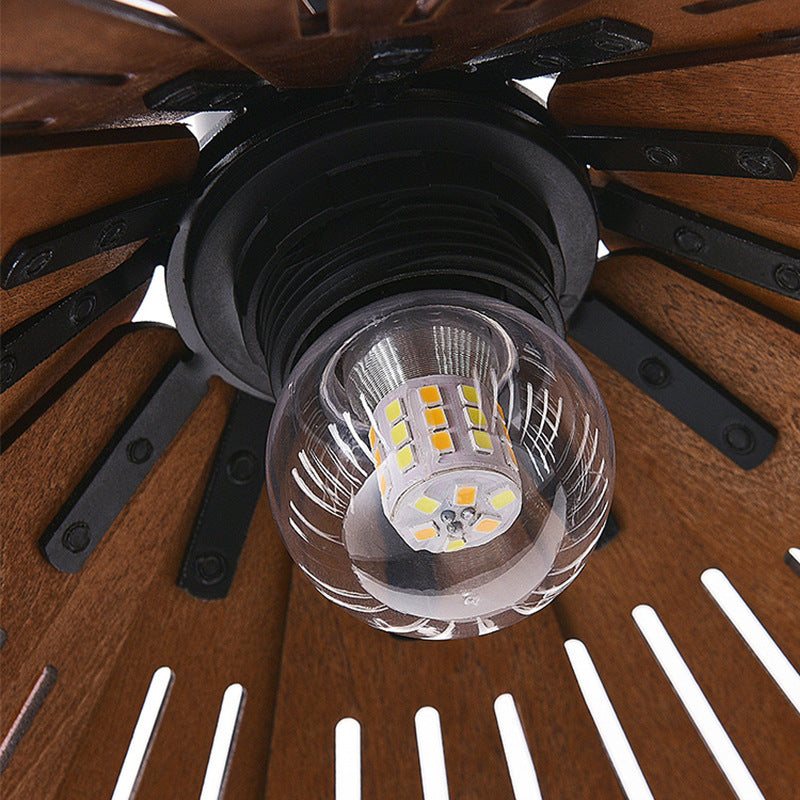 Takumièra - Wabi Sabi Wooden Cone Pendant Lamp