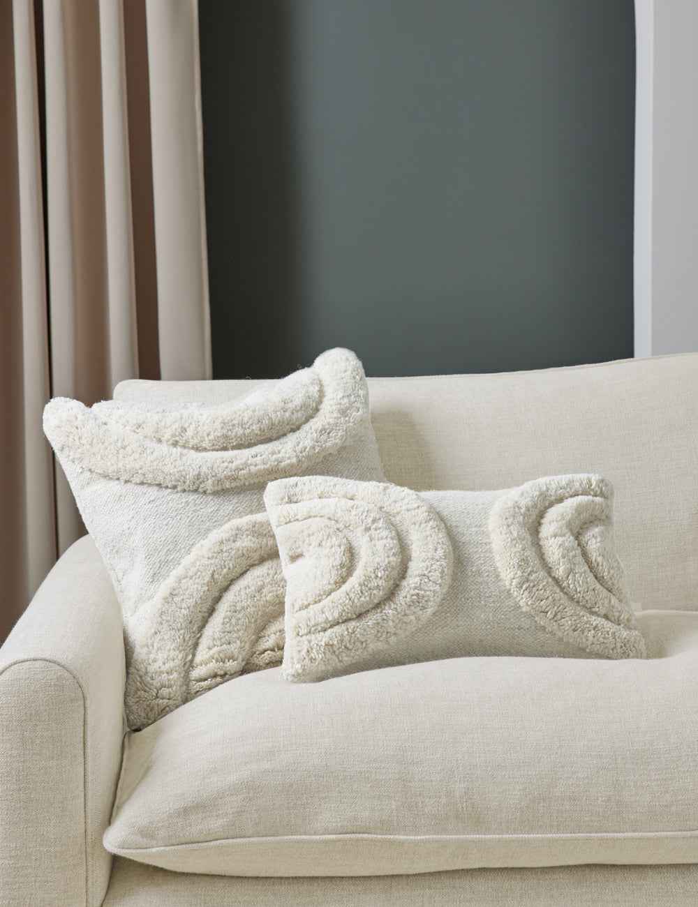 Aero Arches Pillow | High-Low Texture, Minimalist Design