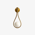 Gemma Wandlamp | Sculpturaal Design met Glazen Orb, Dimbare LED