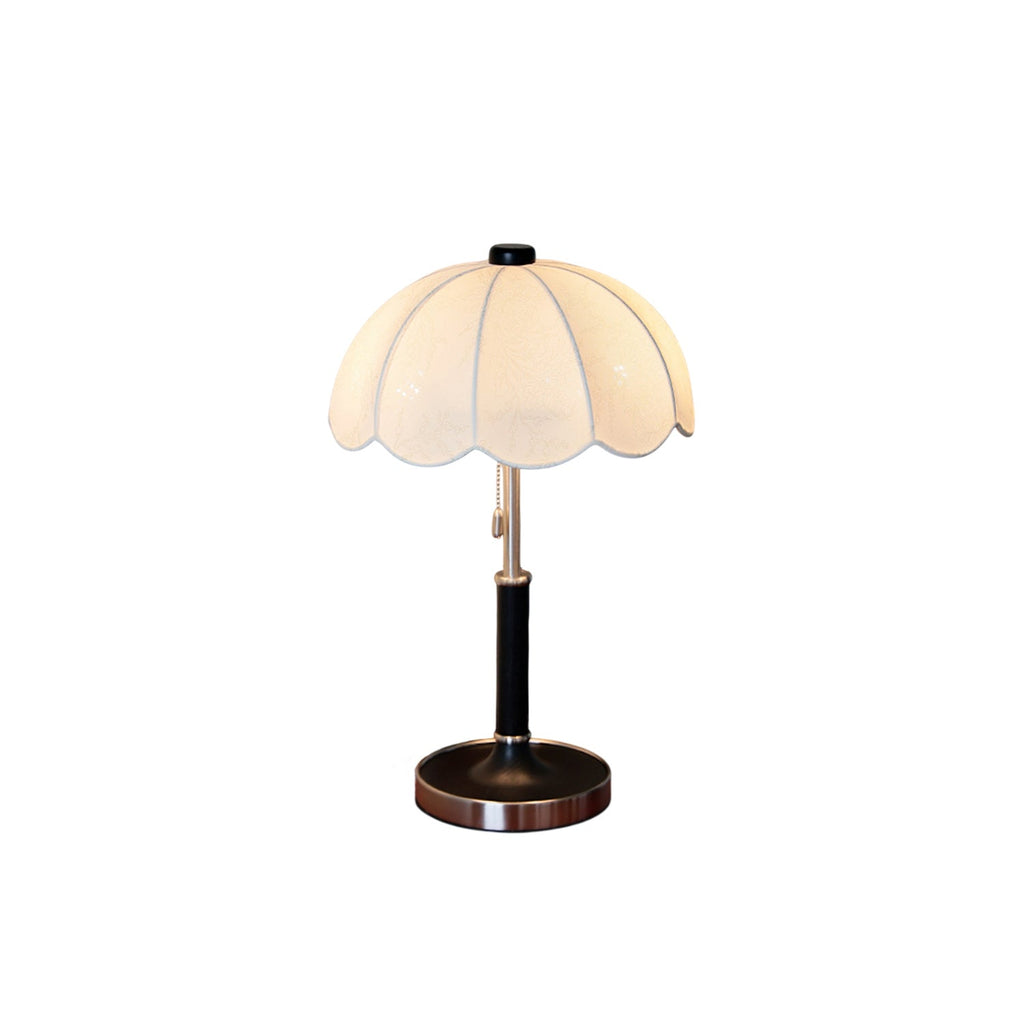 Odette Scalloped Floral Shade Table Lamp