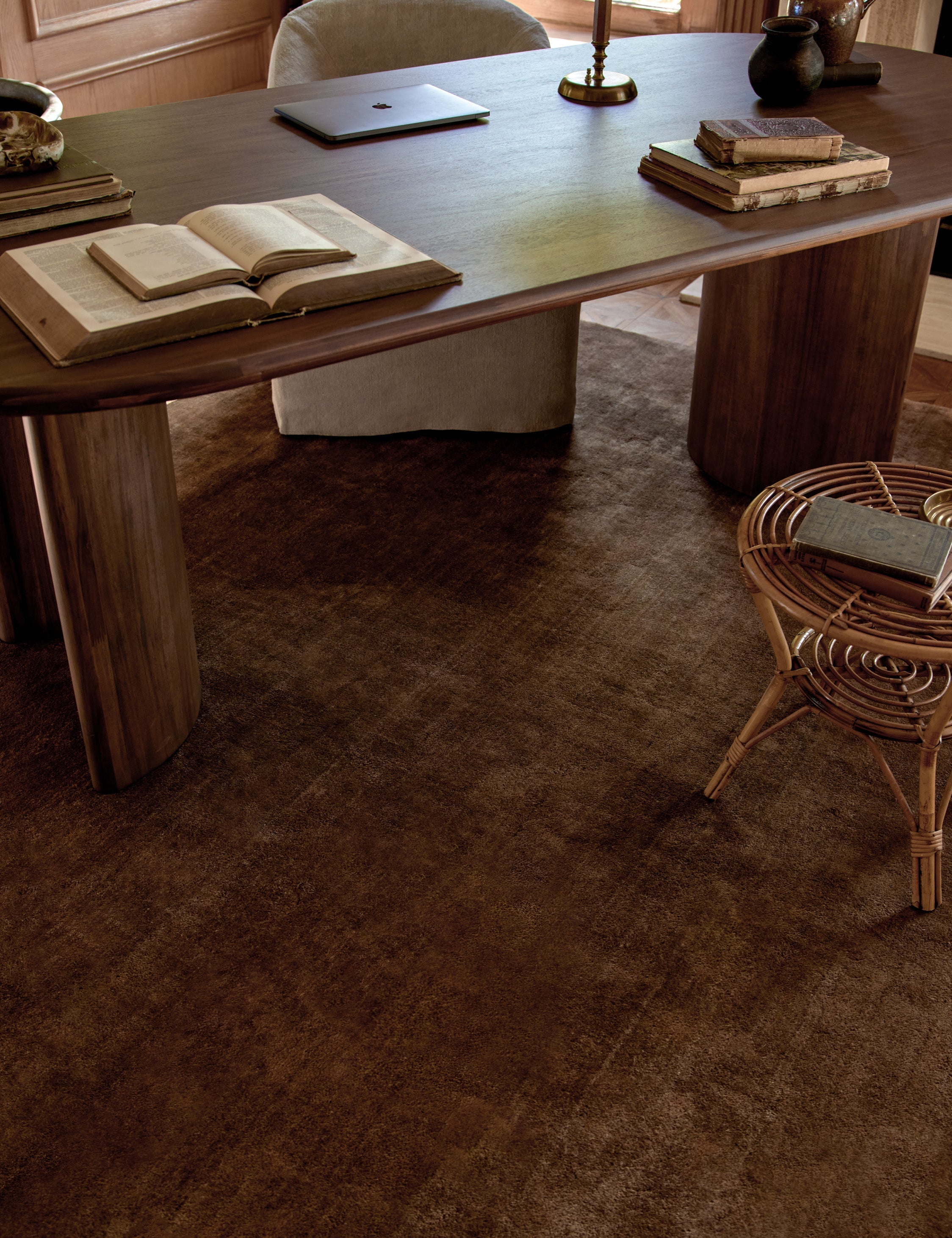 Caden Handmade Rug | Viscose Fibers, Luxe Texture