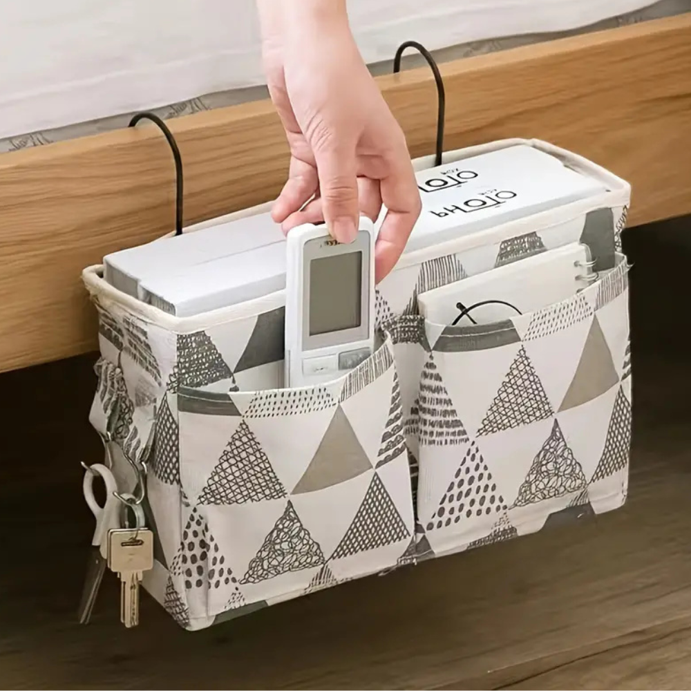 EcoCharm: Hanging Organizer Bag – minimalist, durable & versatile for accessories & everyday items